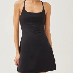 Outdoor Voices Black Tennis Dress